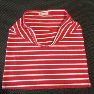 Forever 21 Orange Striped Skirt